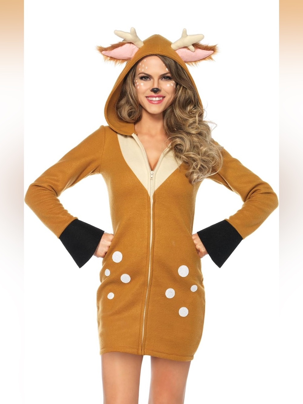 Women’s Brown Deer/Cozy Fawn Halloween Costume by Leg Avenue - Size Large